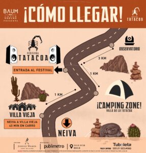 Mapa Tatacoa Fest